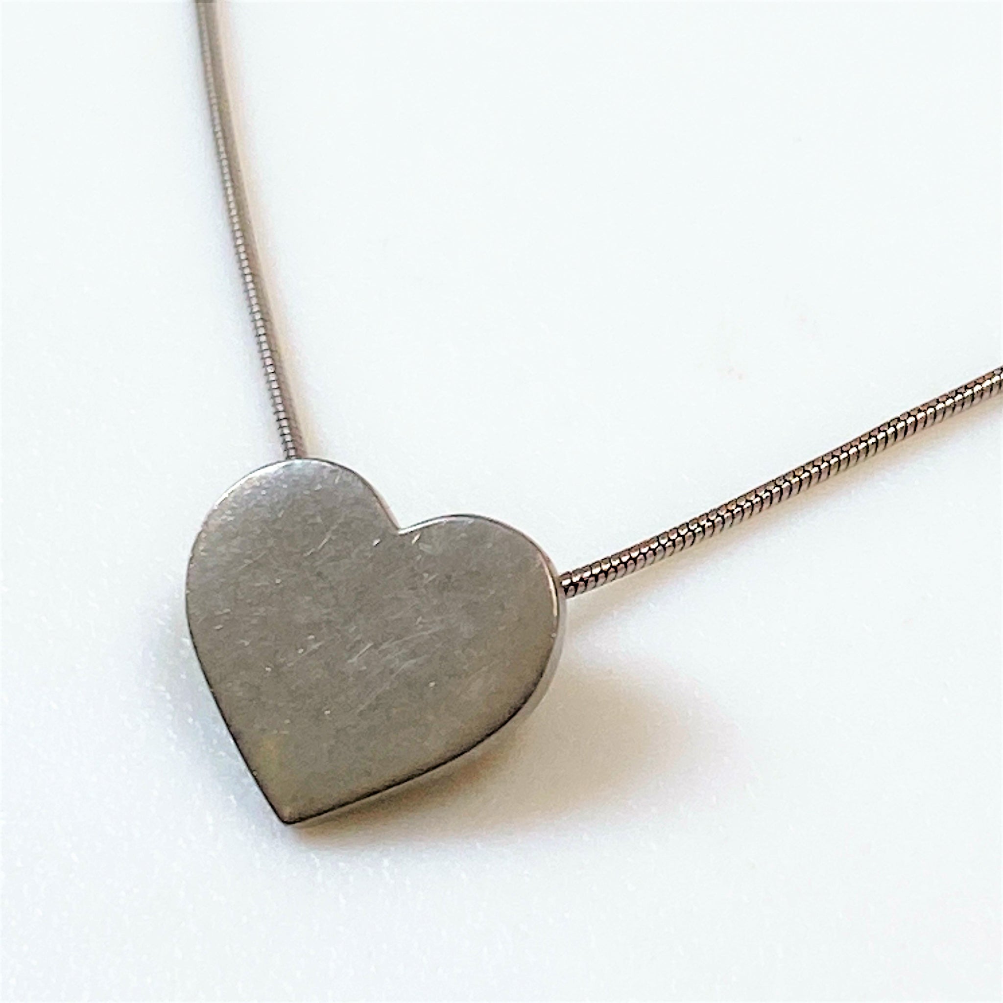 Sterling Silver “Heart” Pendant and Chain Necklace