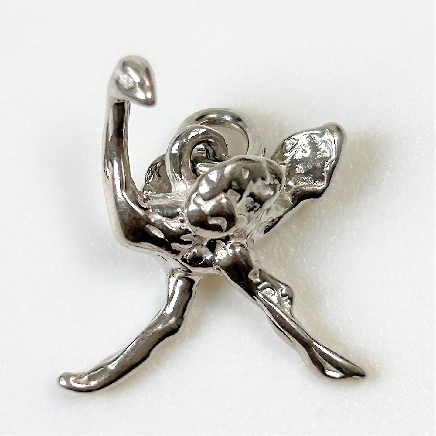 Miniature Silver “Ostrich” Charm Pendant