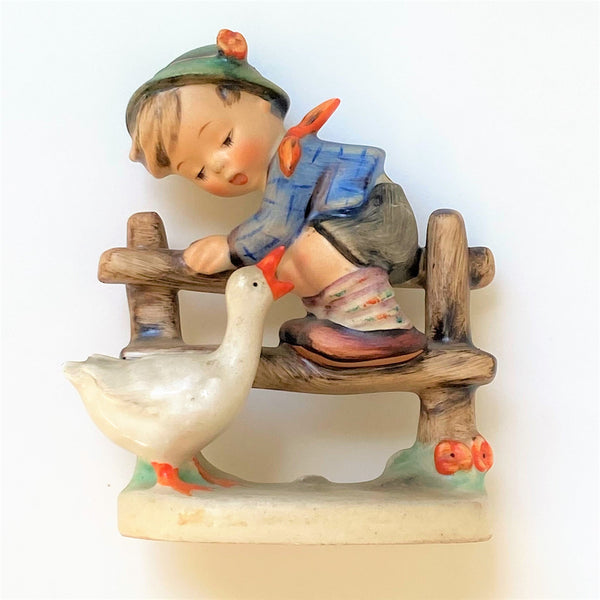 M I Hummel Figurine “The Farmyard Hero” by Goebel