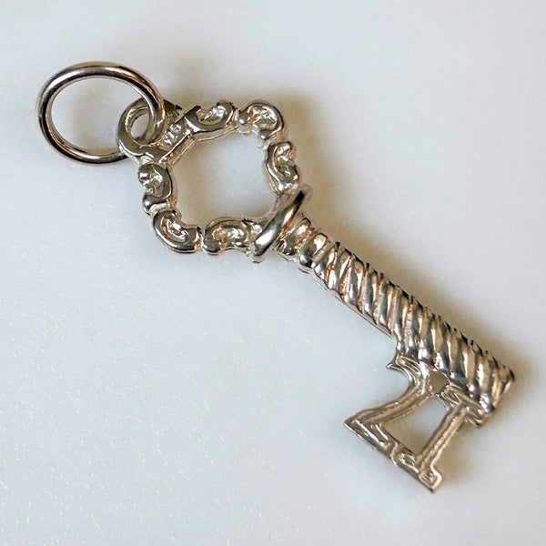 Miniature Silver “21st Birthday” Charm Pendant