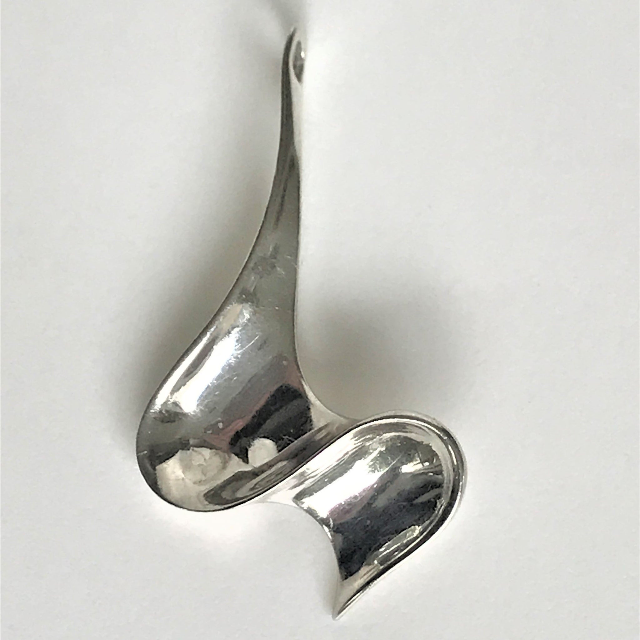 Sterling Silver Modernist Pendant